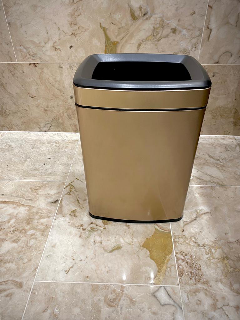 SMASH DESIGN ASTRAL 12 GOLD - Coș de gunoi profesional compact - imagine 3