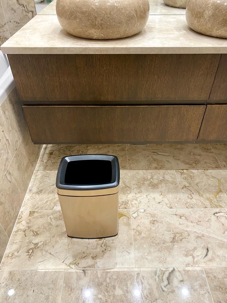 SMASH DESIGN ASTRAL 12 GOLD - Coș de gunoi profesional compact - imagine 4